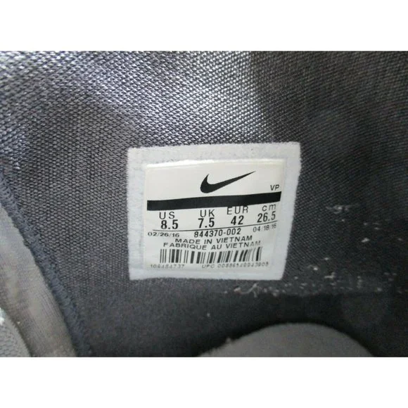 Nike Zoom Clear Out Men's Basketball Shoes SIZE 8.5 GREY/WHITE  Style 844370-002 - Picture 9 of 10